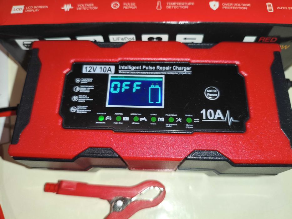 Імпульсний зарядний пристрій для Pb AGM Гелевих LiFePO4 АКБ десульфат