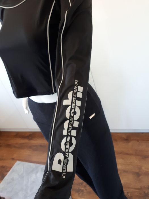 Crop top sportowy treningowy damski Bench czarny S
