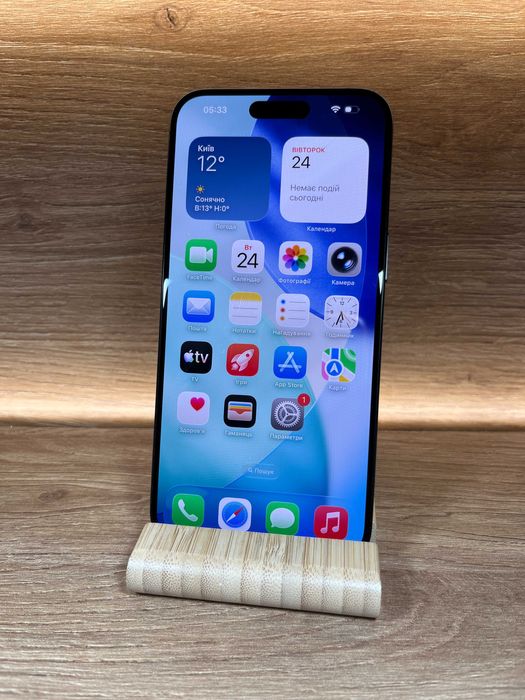 iPhone 15 Pro Max 256 Black !! АКБ: 90% !! №: 9069 !! СТАН ГАРНИЙ !!! З США !! Айфон купити оригінал !!