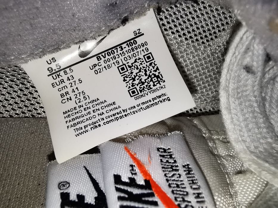 NIKE SACAI LD WAFFLE Summit White Grey  43