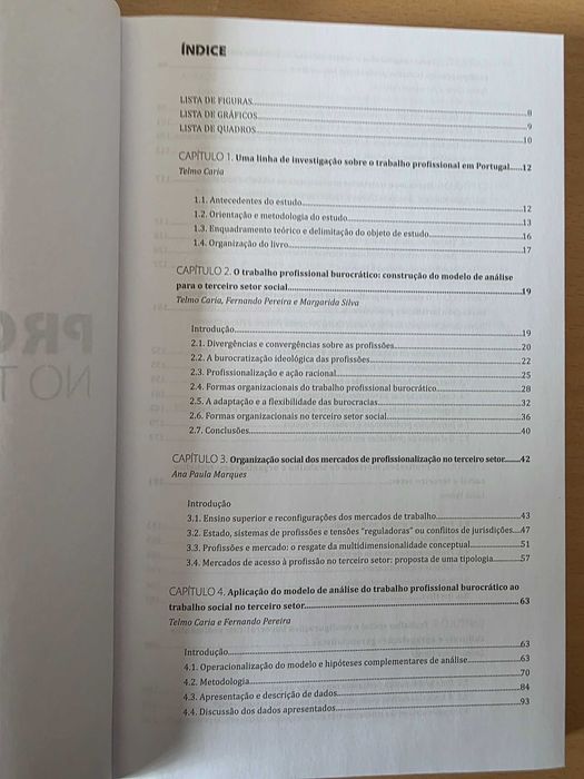 Livro "Trabalho Social Profissional no Terceiro Setor"