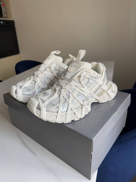Balenciaga 3XL Extreme Lace White кросівки баленсіага на платформі