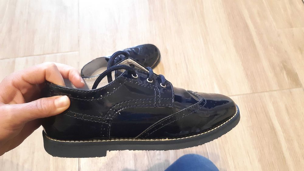 Туфли итальянские кожаные лакированные 35 размер