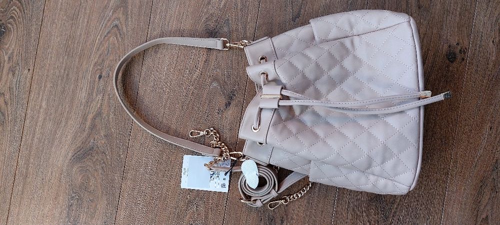 Nowa torebka mohito beż złote okucia