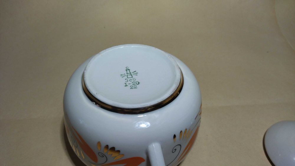 Красивая сахарница Дружковка, сахарница ссср