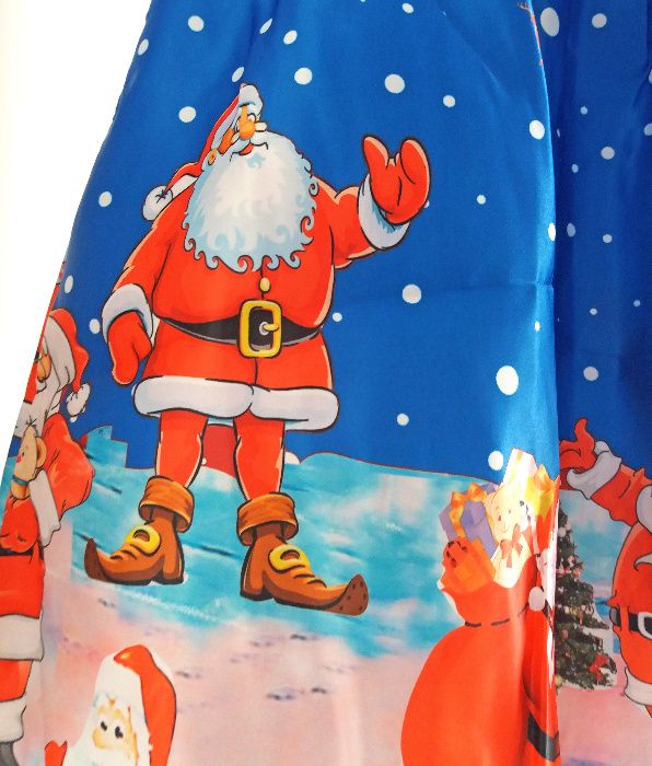 VESTIDO presente PAI NATAL p/ menina princesa  4, 5, 6, 7 anos - NOVO