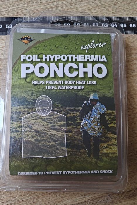 KA15 Ponczo Ratunkowe Awaryjne - Foil Hypothermia Poncho