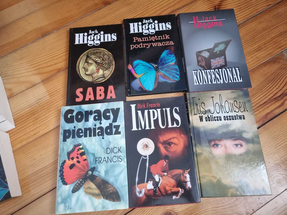 Jack Highins, Dick francis i Irish Johansen zestw książek