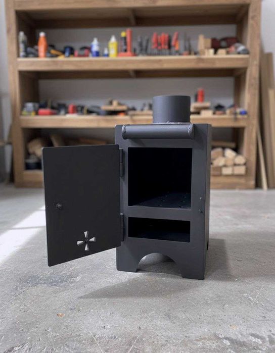 Буржуйка металева піч на дровах котел нова