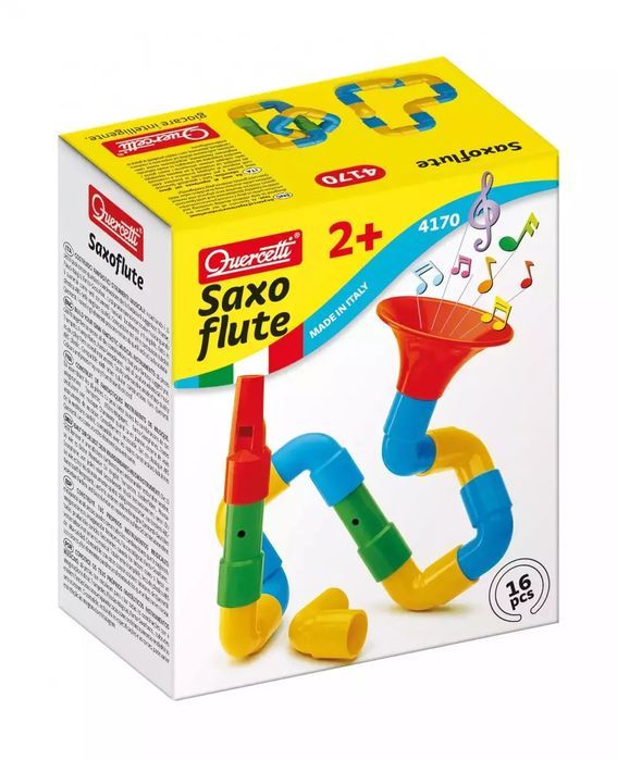 Saxoflet, 16 elementów. Quercetti. Nowy Produkt
