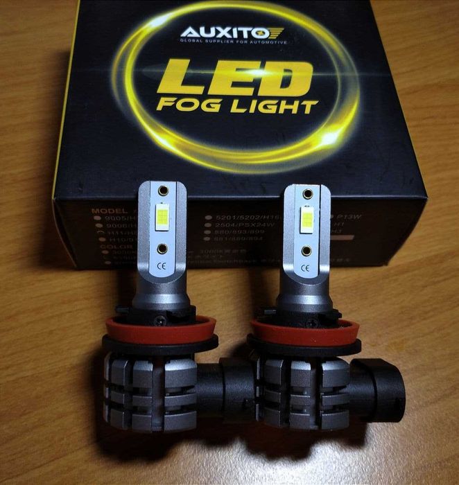 Auxito LED Протитуманні лампи H11 H8 H9 HB4 Canbus (без помилок)