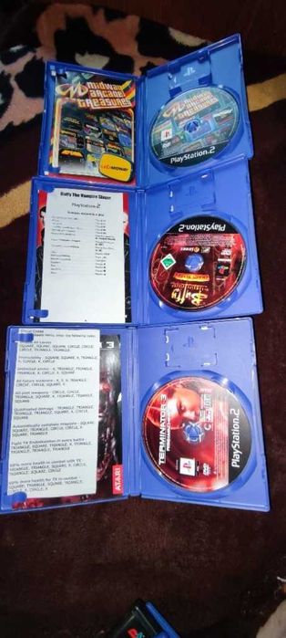 Zestaw gier PS2.
