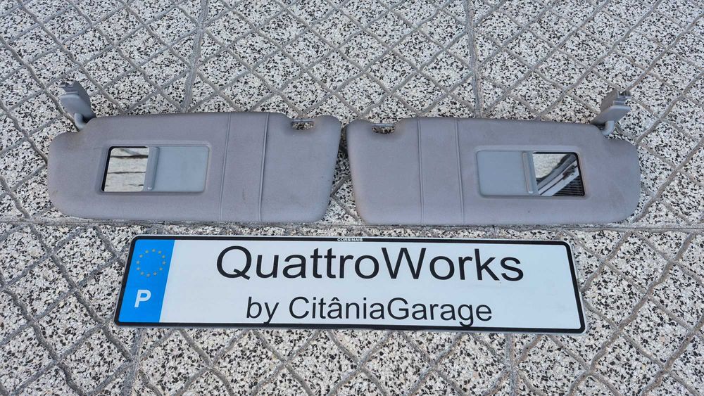 AUDI A4 B5(8D) - A3 8L etc- Palas Sol CINZA IMPECÁVEIS - 1995 até 2002