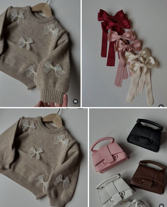 Колготи/ підколіники/гетри/ банти/ сумочки/  кофта  дівчаткам