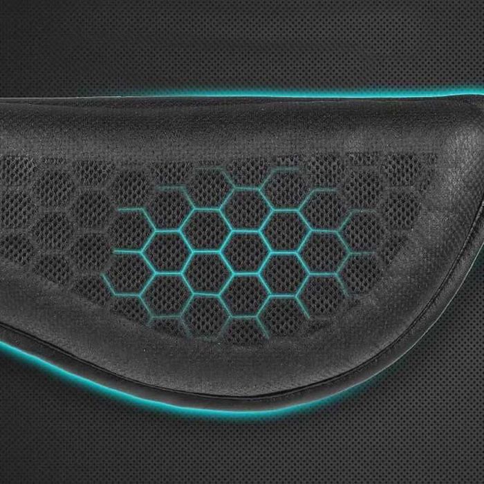 Almofada de Selim Gel 3D Favo de Mel Anti-Vibração para Moto