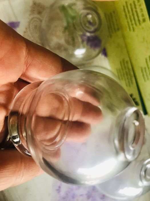 Ventosas pera de vidro