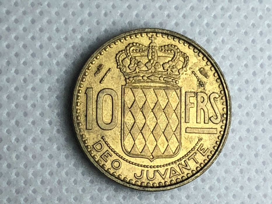 Mónaco 1950 - 10 Francos Alumínio-Bronze