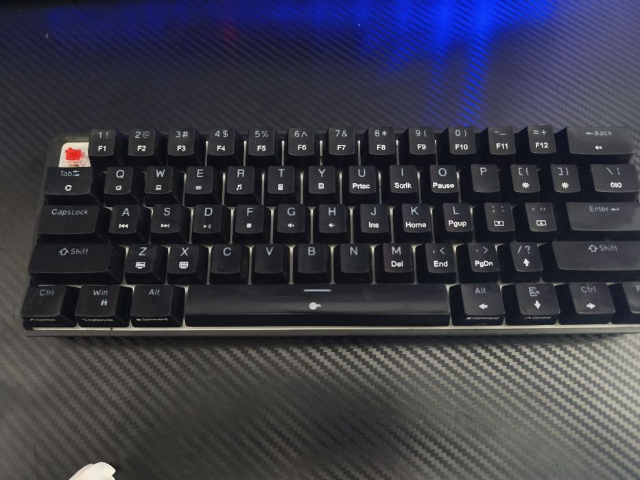 DIERYA DK61SE 60% Mecânico Red – 1 Ano, Como Novo + Caixa