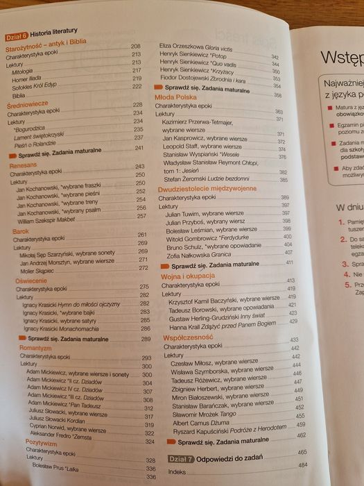 Język polski. Vademecum z zadaniami. Teraz matura.