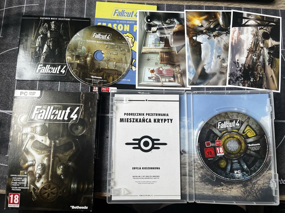Gry na PC Fallout 1, 2, Tactics, 3 GOTY, New Vegas Ultimate Edition, 4