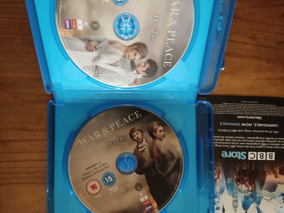 Guerra e paz blu-ray