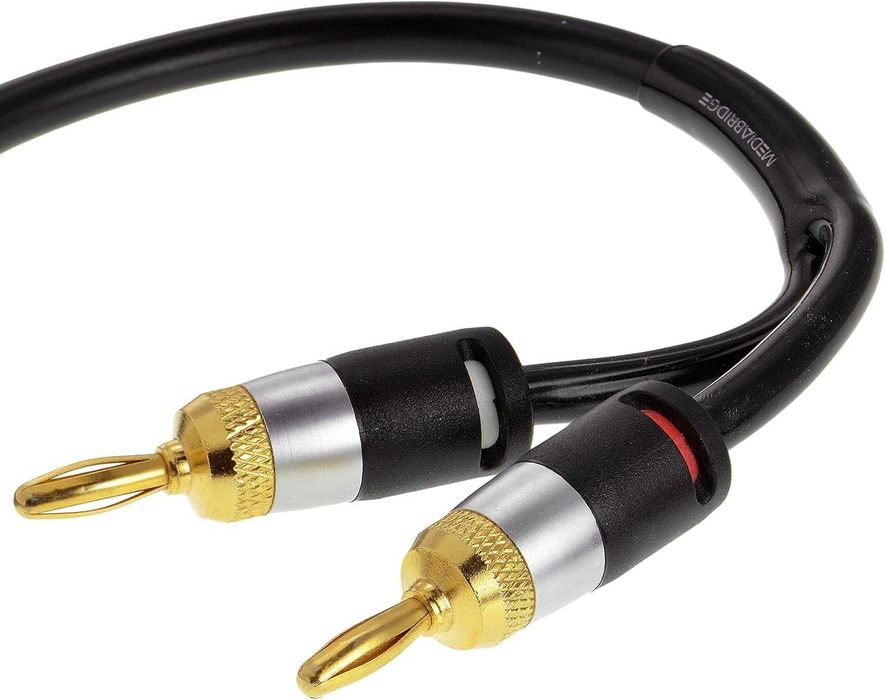 Акустичний/Аудіо кабель (банан) Mediabridge 12AWG Speaker Cable 1,8м.