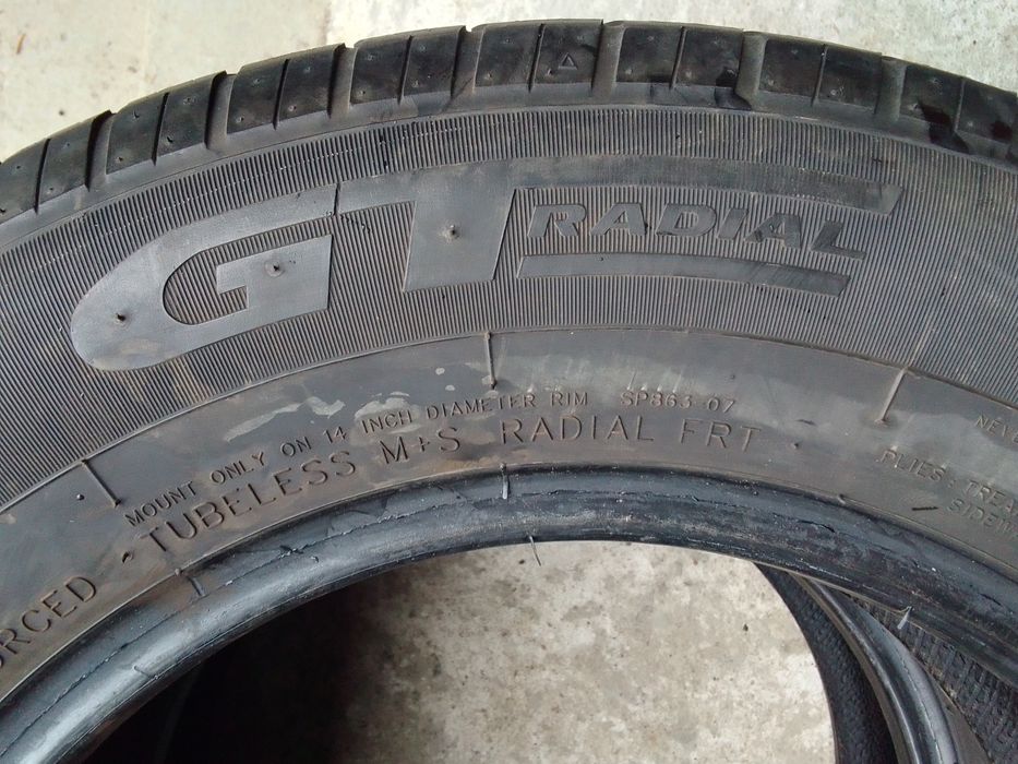 Cena za 2 Opony letnie 195/70r14 GT RADIAL 2018r