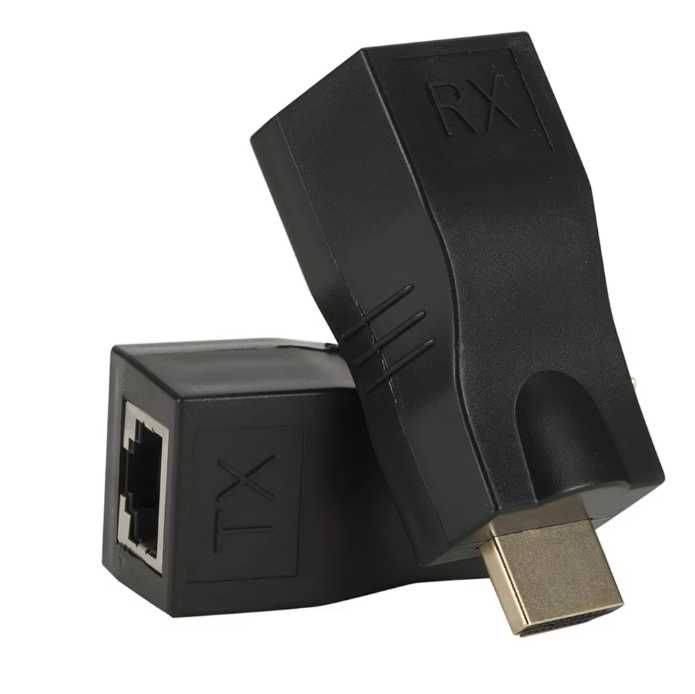 Conversor HDMI através de cabo internet RJ45
