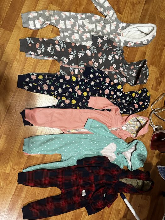 Набір Чоловічок ромпер фліс  Carters 18 міс