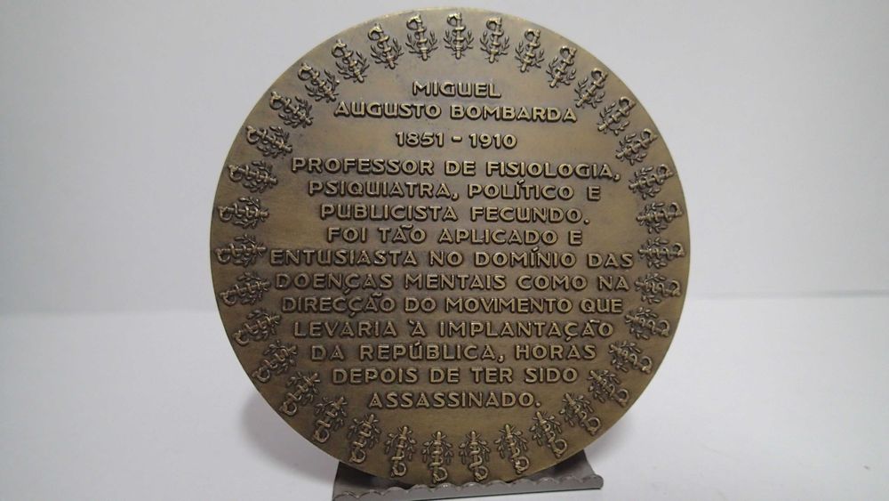 medalha de Bronze Miguel Bombarda