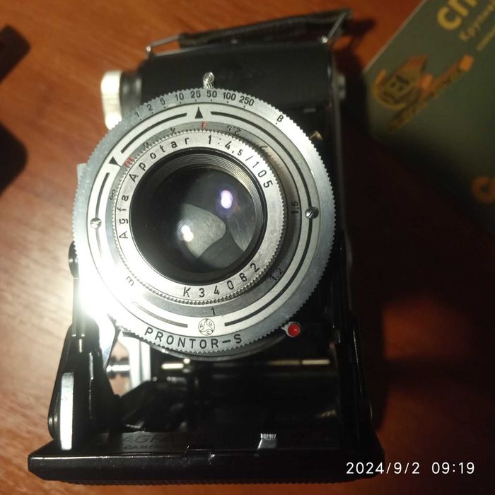 винтажный фото аппарат AGFA RECORD 1938 г.
