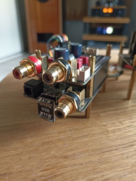 Dac ES9028Q2M, zasilacz liniowy raspberry