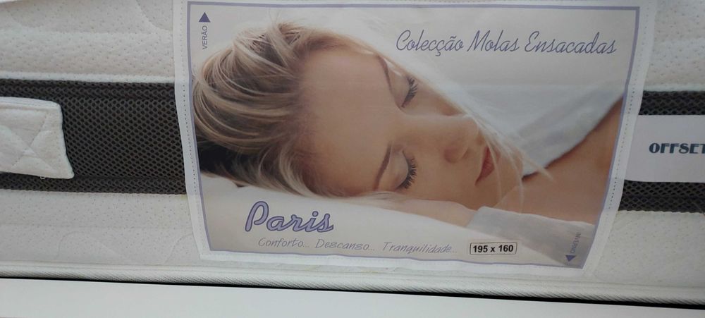 Cama juvenil (+colchão) com arrumação e secretária