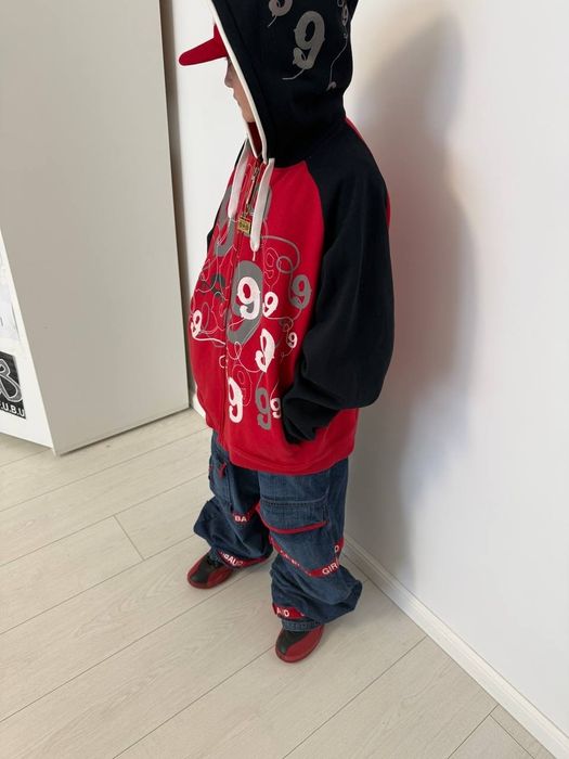 Зіп худи Gino green global 2000s