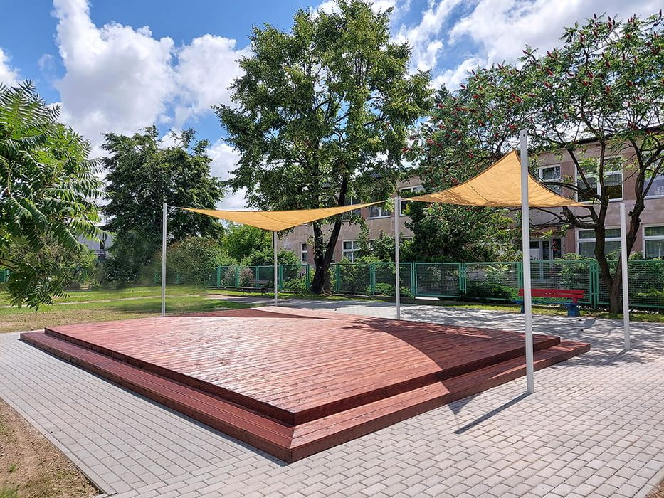 Żagiel przeciwsłoneczny HDPE 4,2x4,2x5,9