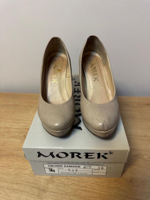 Buty na obcasie 34 Morek