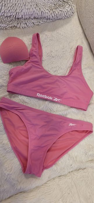 Strój kompielowy reebok landrynkowy