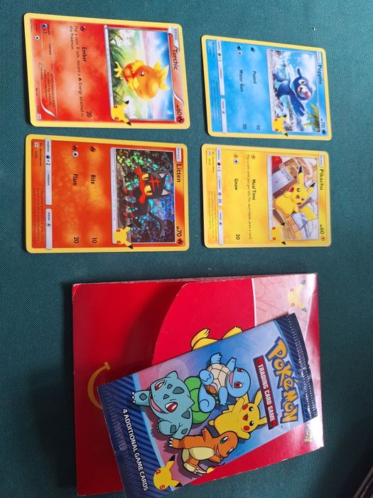 Karty Pokemon 25th anniversary McDonald 2021