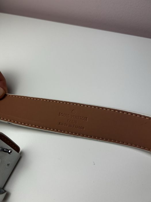 Luis Vuitton Elegancki Pasek do Spodni z Logo LV Nowy Rozmiar 110