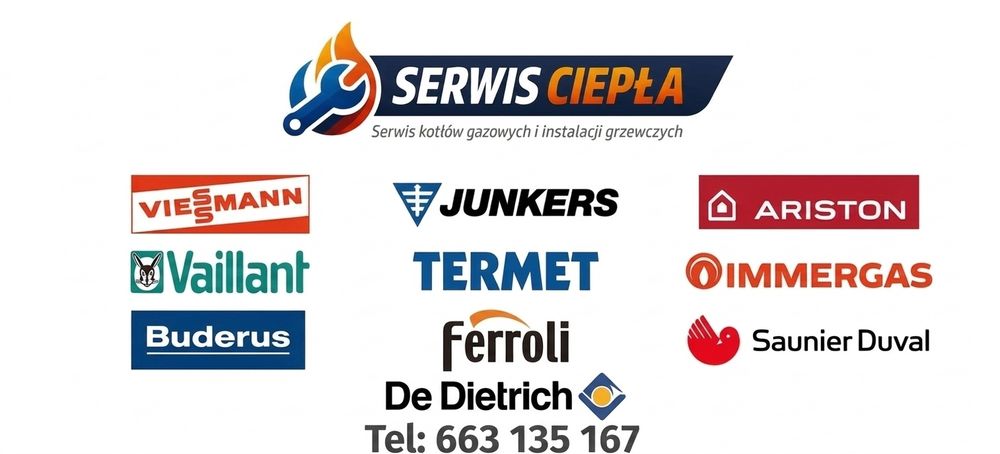 Serwis Naprawa konserwacja przeglady kotłów i podgrzewaczy gazowych  Pogotowie hydrauliczne serwis i montaż uzdatniaczy wody montaż i serwis osmozy