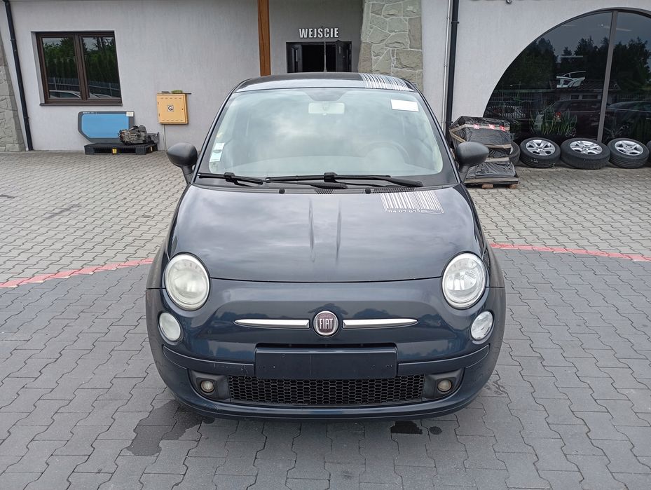 fiat 500 przód zderzak maska błotnik lampa pas wzmocnienie chłodnica 415/b
