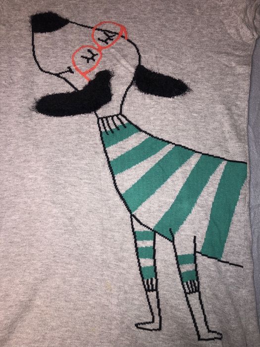 Tunika Sweter Wzór