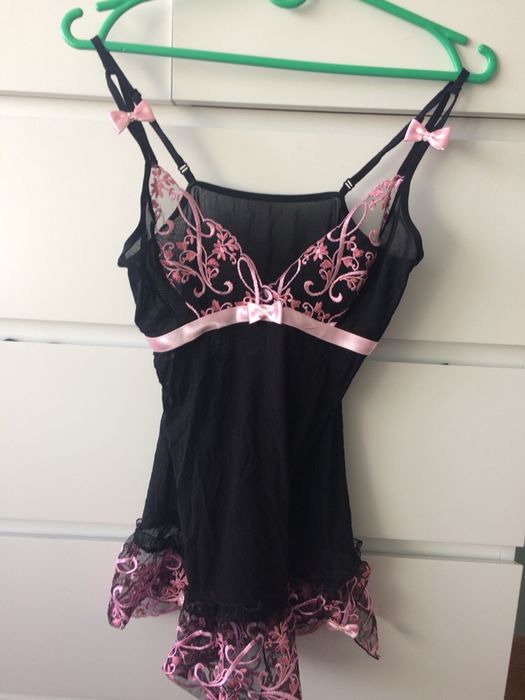 Koszula nocna xs/s/m, zestaw bielizny