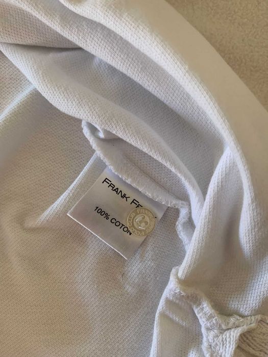 Polo Frank Ferry branco Tamanho XL