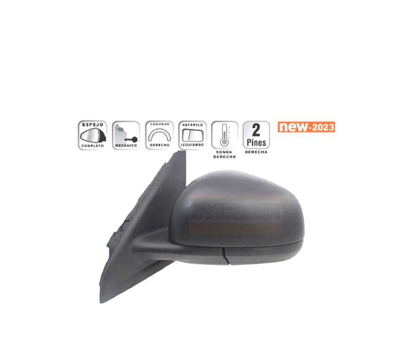 ESPELHO COMPLETO LADO ESQUERDO SMART FORFOUR 14-