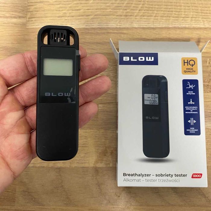Alkomat POLICYJNY profesjonalny BEZUSTNIKOWY precyzyjny ZESTAW