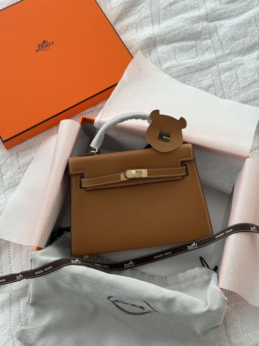 Torebka Hermes kelly 22 brown