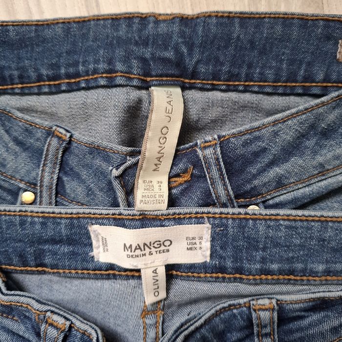 Jeansy spodnie Mango Benetton r 36 38 S