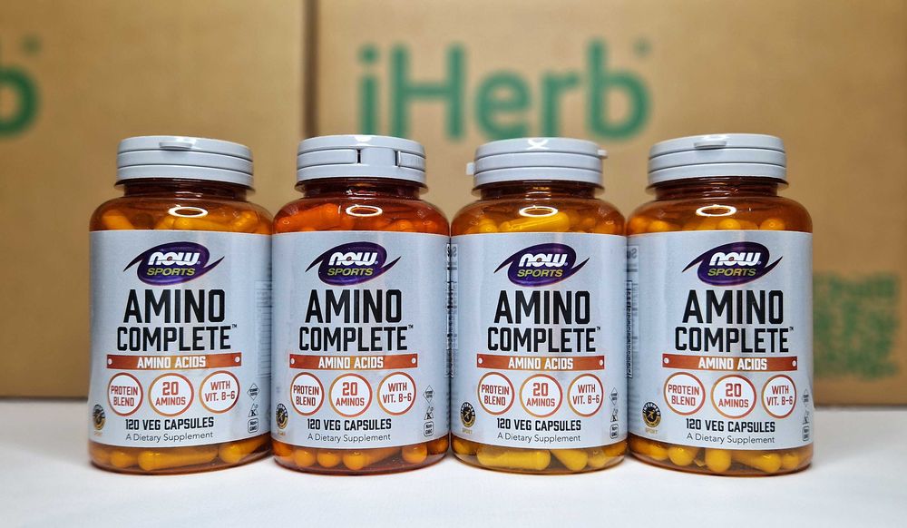 Амінокислоти NOW Foods Sports Amino Complete, 120, 360шт. Аминокислоты