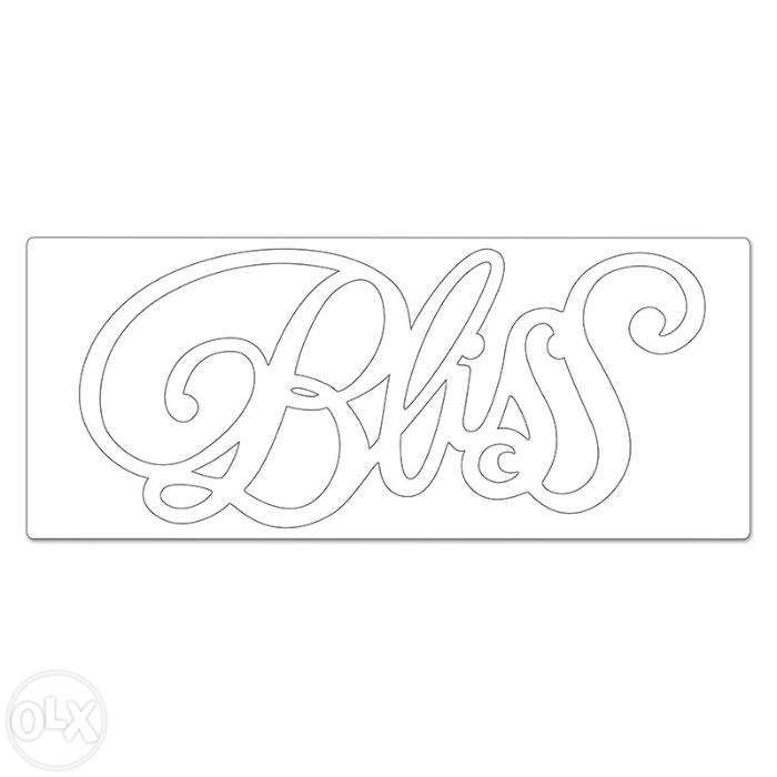 Cortante Sizzix Bigz XL Die - Frase Bliss 658350